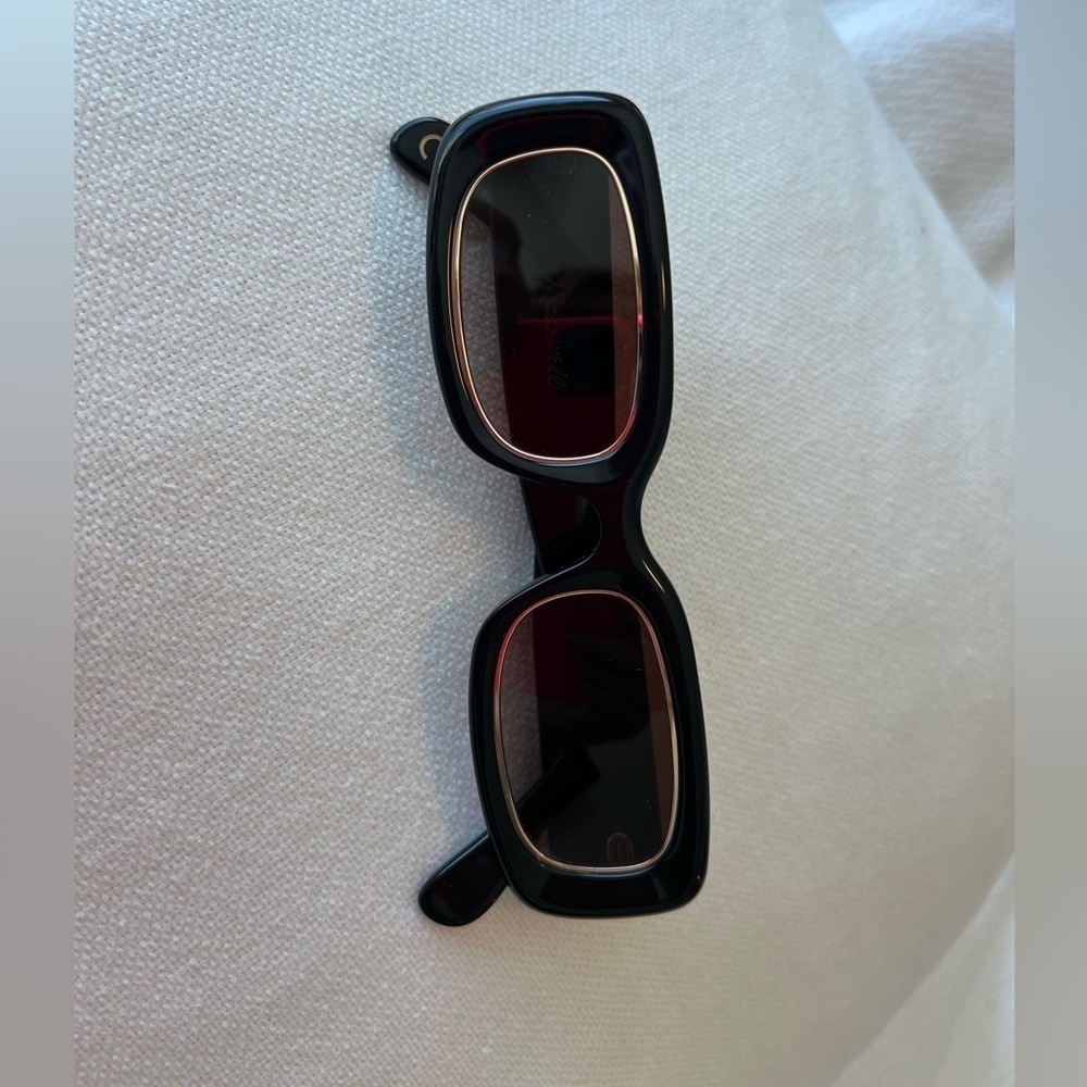 Madewell Baymont Square Sunglasses: Metal Accent Edition - Picture 12 of 13